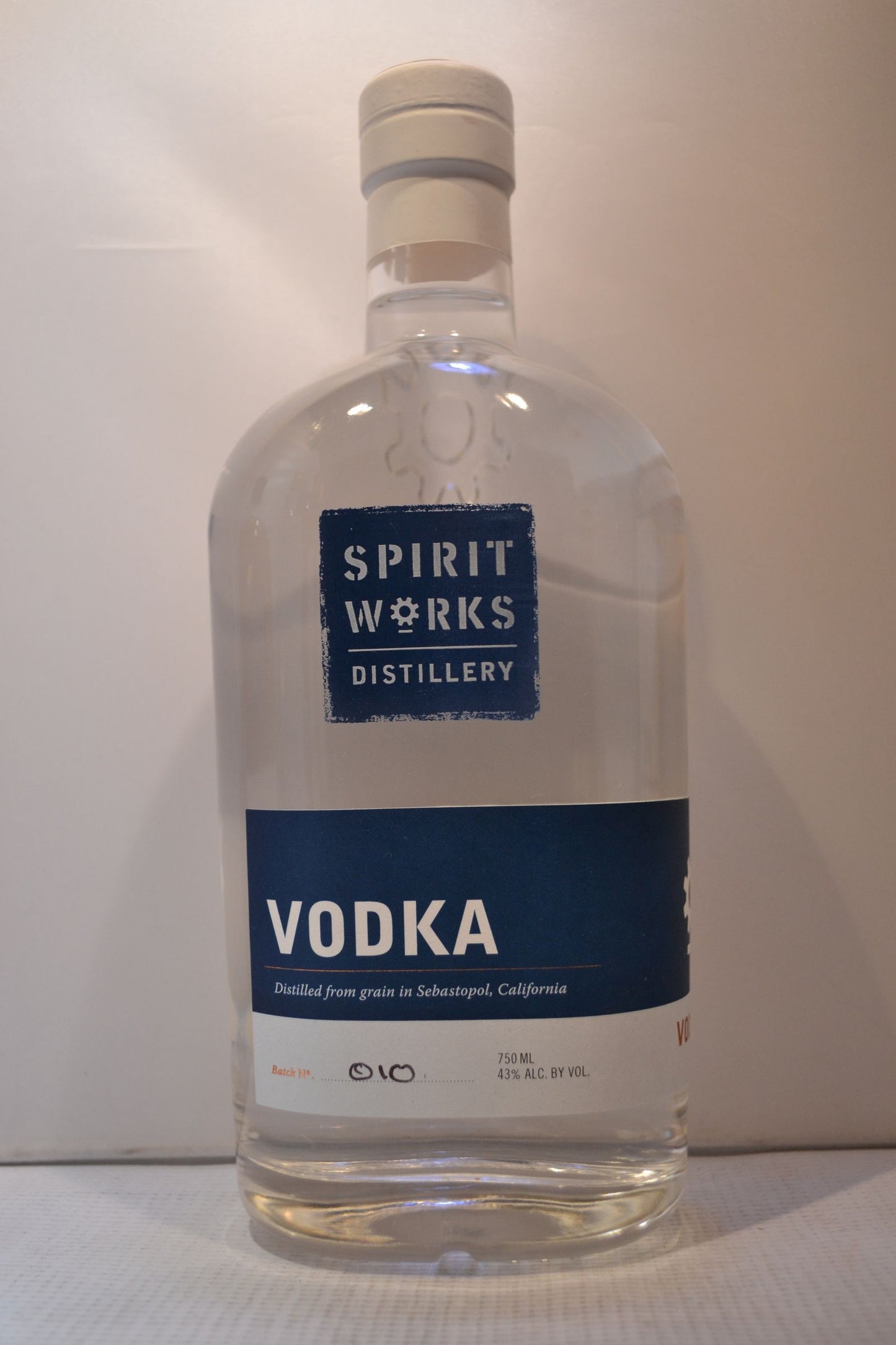 SPIRIT WORKS VODKA 86PF CALIFORNIA 750ML