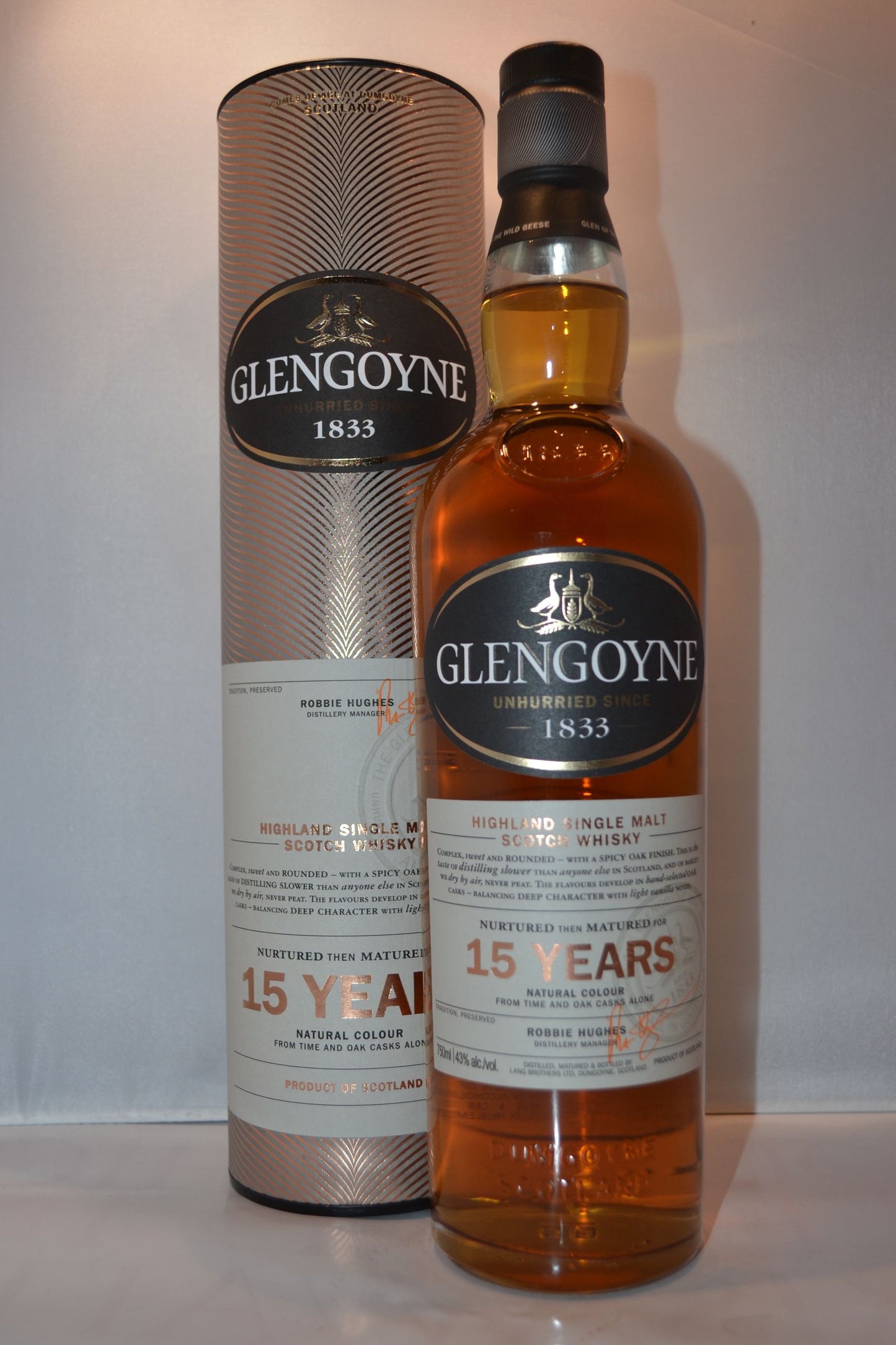 GLENGOYNE SCOTCH SINGLE MALT HIGHLAND 15YR 86PF 750ML