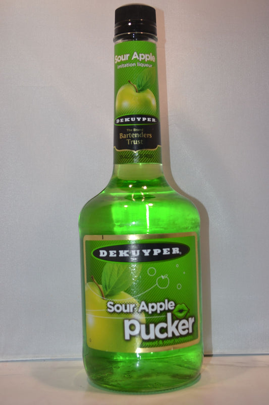 DEKUYPER SOUR APPLE PUCKER 750ML