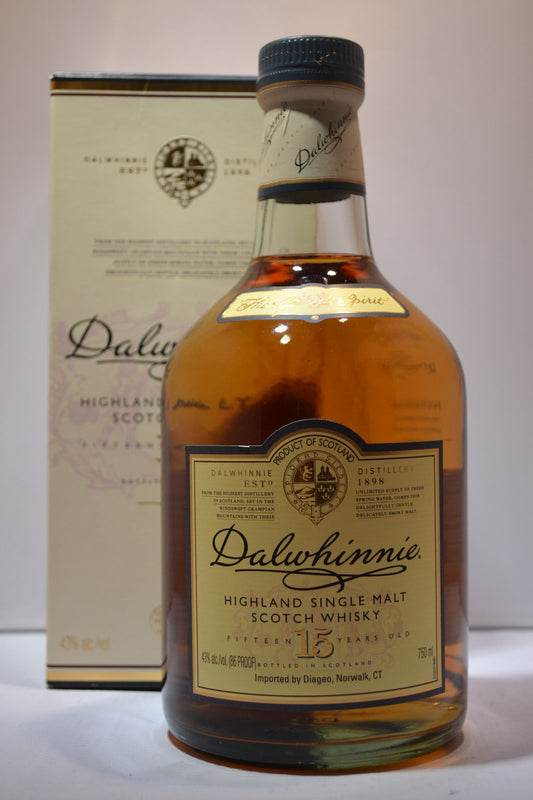 DALWHINNIE SCOTCH SINGLE MALT 86PF 15YR 750ML - Remedy Liquor