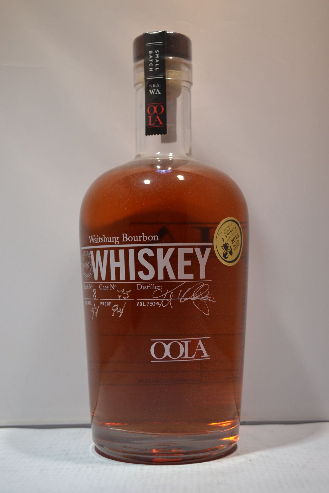 OOLA WAITSBURG BOURBON WASHINGTON 750ML Spirits