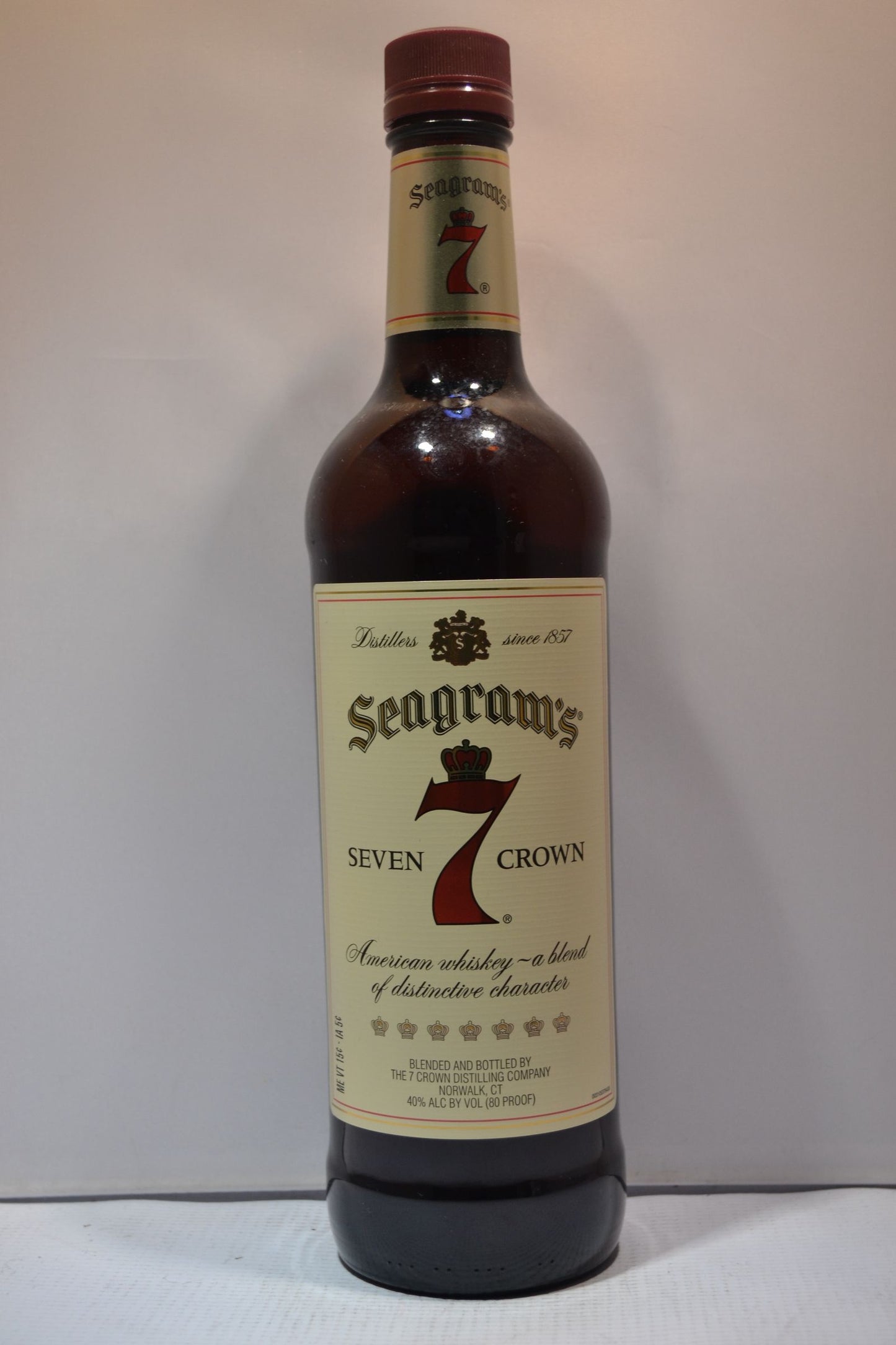 SEAGRAMS SEVEN 7 CROWN WHISKEY BLENDED AMERICAN 750ML