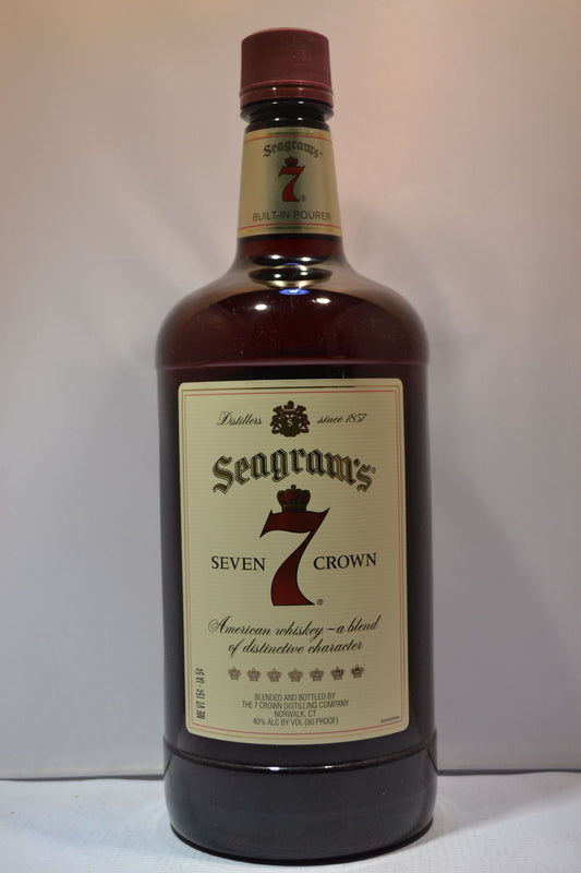 SEAGRAMS SEVEN 7 CROWN WHISKEY BLENDED AMERICAN 1.75LI