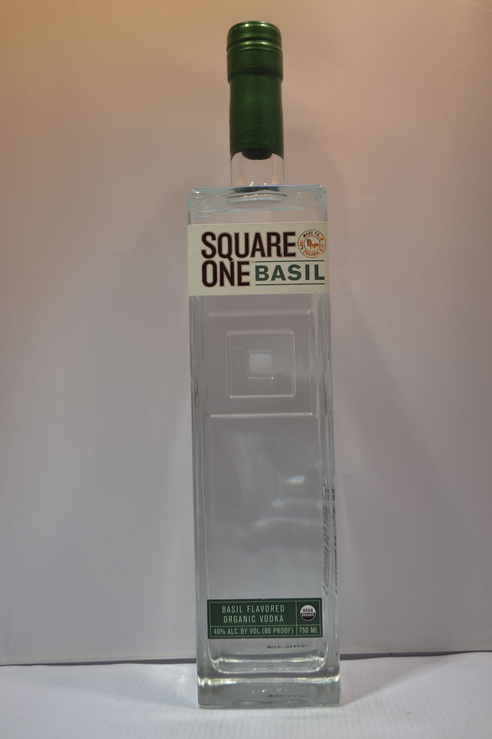 SQUARE ONE VODKA BASIL ORGANIC IDAHO 750ML - Remedy Liquor