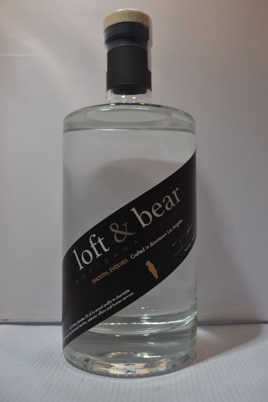 LOFT & BEAR VODKA ARTISANAL PREMIUM CRAFTED LOS ANGELES 750ML - Remedy Liquor