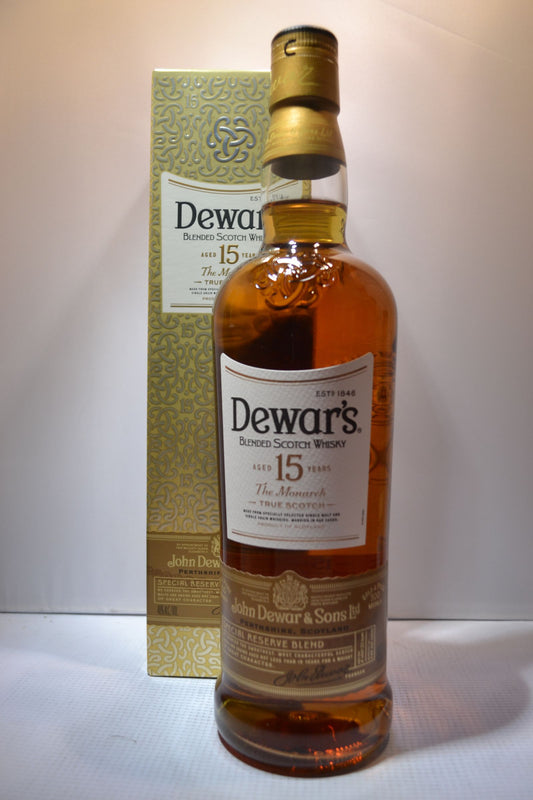 DEWARS SCOTCH BLENDED THE MONARCH 15YR 750ML