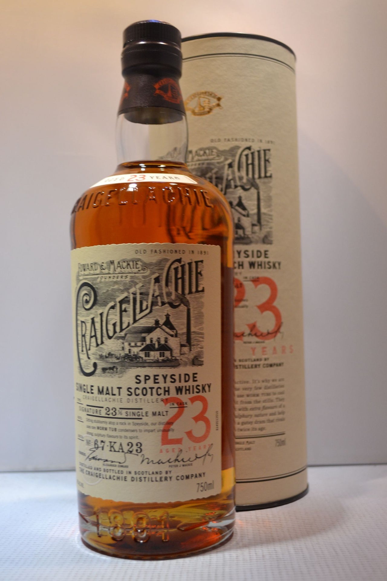 CRAIGELLACHIE SCOTCH SINGLE MALT SPEYSIDE 23YR 750ML Spirits
