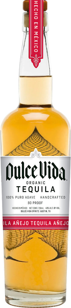 DULCE VIDA TEQUILA ANEJO ORGANIC 80PF 750ML