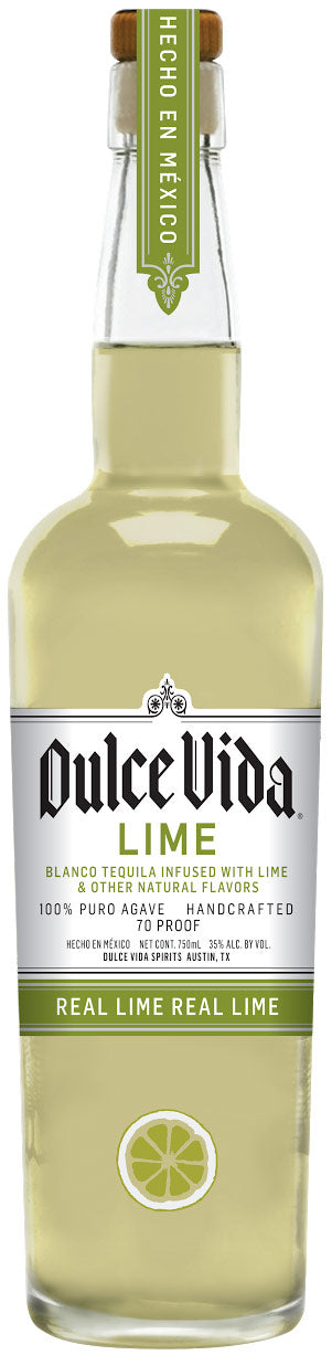 DULCE VIDA TEQUILA BLANCO INFUSED WITH LIME 70PF 750ML