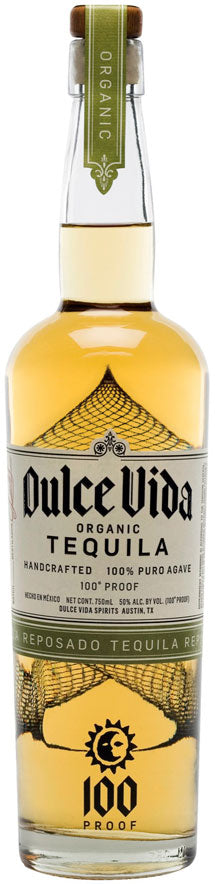 DULCE VIDA TEQUILA REPOSADO ORGANIC 100PF 750ML