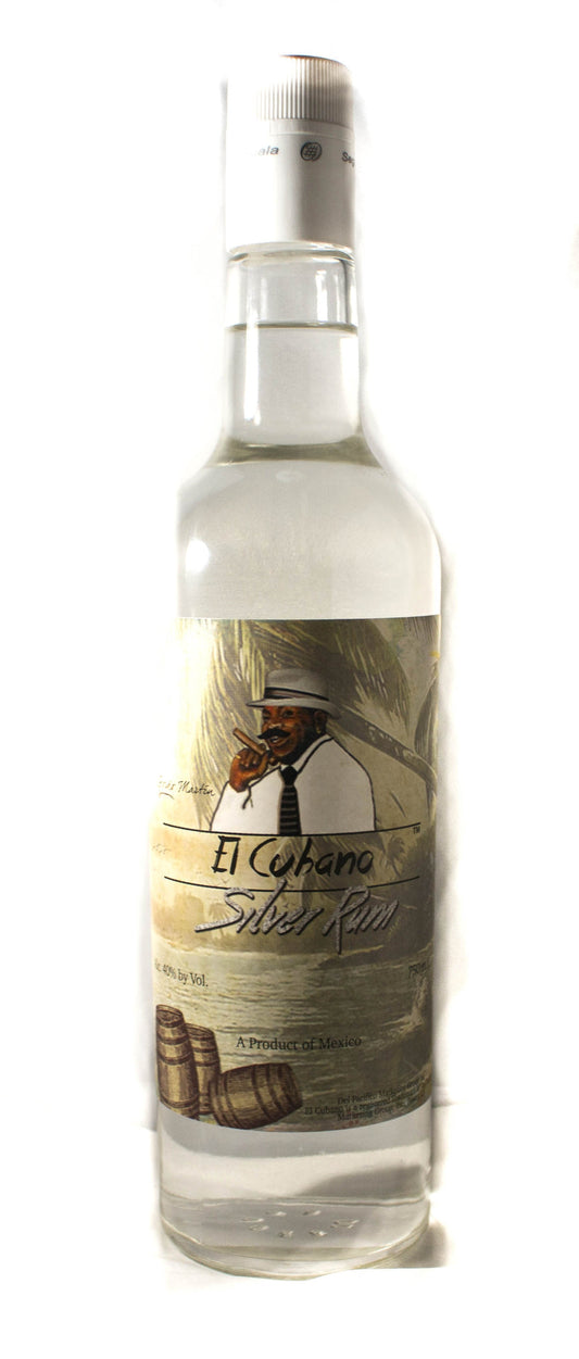 EL CUBANO RUM SILVER MEXICO 750ML Spirits