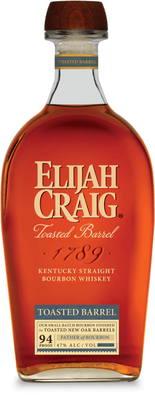 ELIJAH CRAIG BOURBON TOASTED NEW OAK BARRELS KENTUCKY 750ML