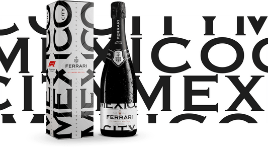FERRARI TRENTO SPARKLING WINE BRUT F1 LIMITED MEXICO CITY EDITION ITALY 750ML WINE