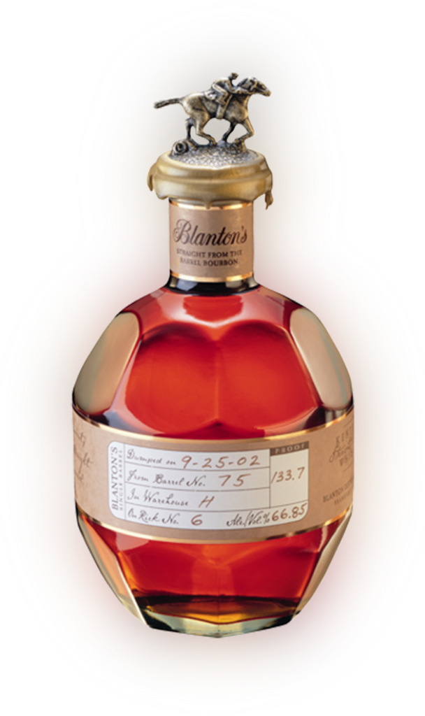 BLANTONS BOURBON WHISKEY STRAIGHT FROM THE BARREL 750ML