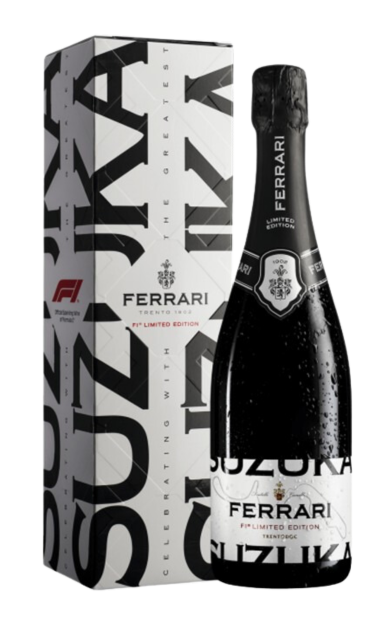 FERRARI TRENTO SPARKLING WINE BRUT F1 LIMITED SUZUKA EDITION ITALY 750ML