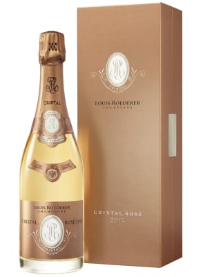 LOUIS ROEDERER CRISTAL CHAMPAGNE ROSE 2015 VTG 750ML WINE