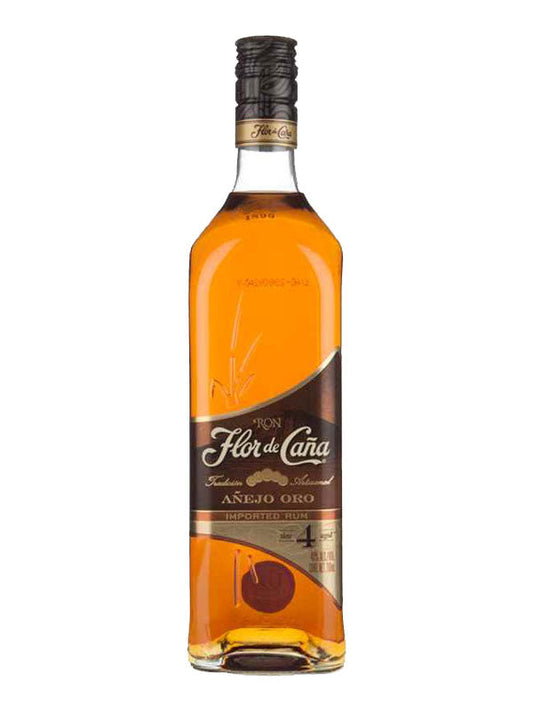 FLOR DE CANA RUM ANEJO ORO 4YR 750ML