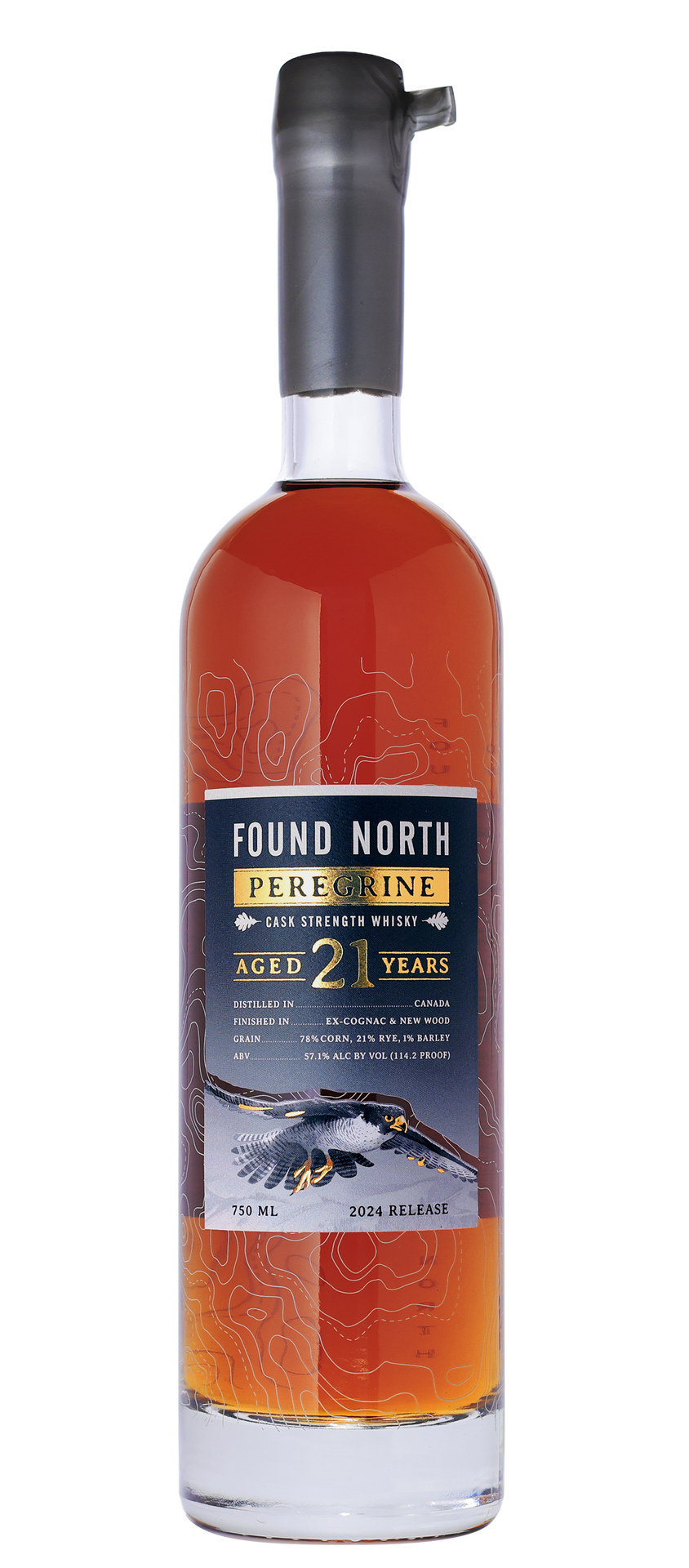 FOUND NORTH WHISKY CASK STRENGTH PEREGRINE CANADA 21YR 750ML LIQ