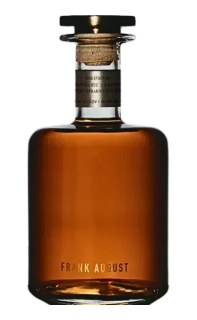 FRANK AUGUST WHISKEY RYE STRAIGHT THREE BARREL BATCH WINTER COVER RYE CASE STUDY 03 KENTUCKY 750ML