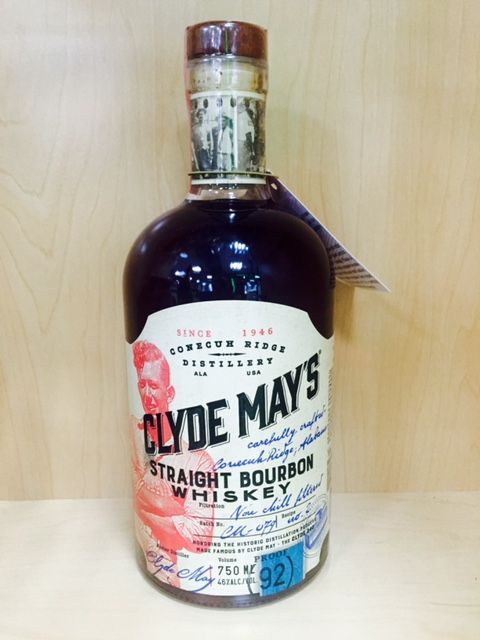 CLYDE MAY BOURBON ALABAMA 92PF 750ML - Remedy Liquor