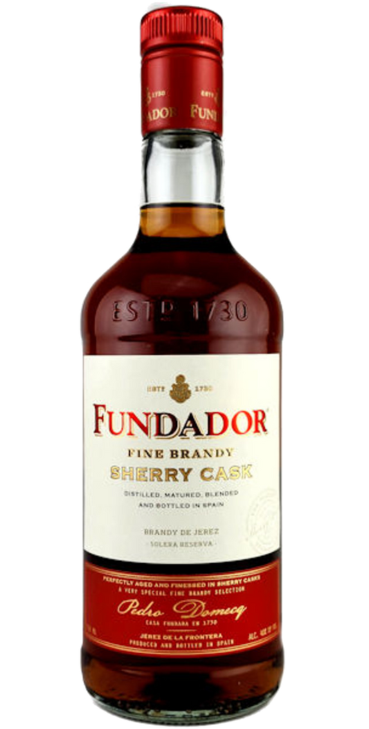 FUNDADOR BRANDY SHERRY CASK SPAIN 750ML