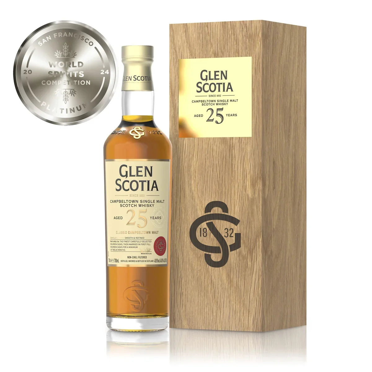 GLEN SCOTIA SCOTCH SINGLE MALT 25YR 700ML LIQ