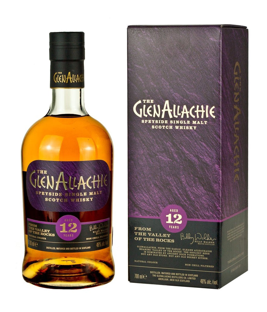 GLENALLACHIE SCOTCH SINGLE MALT SPEYSIDE 12YR 700ML - Remedy Liquor