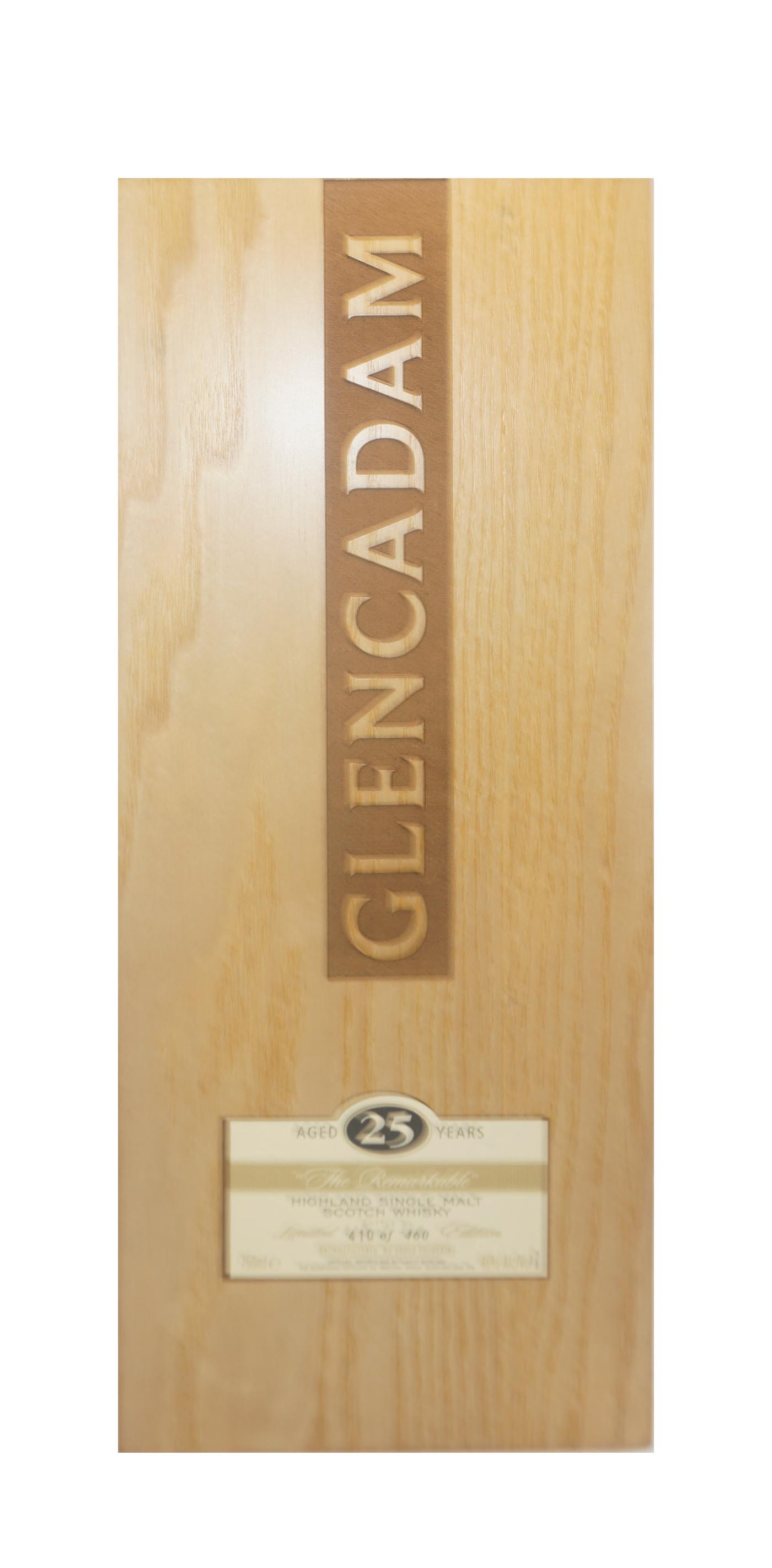 GLENCADAM SCOTCH SINGLE MALT HIGHLAND 92PF 25YR 750ML