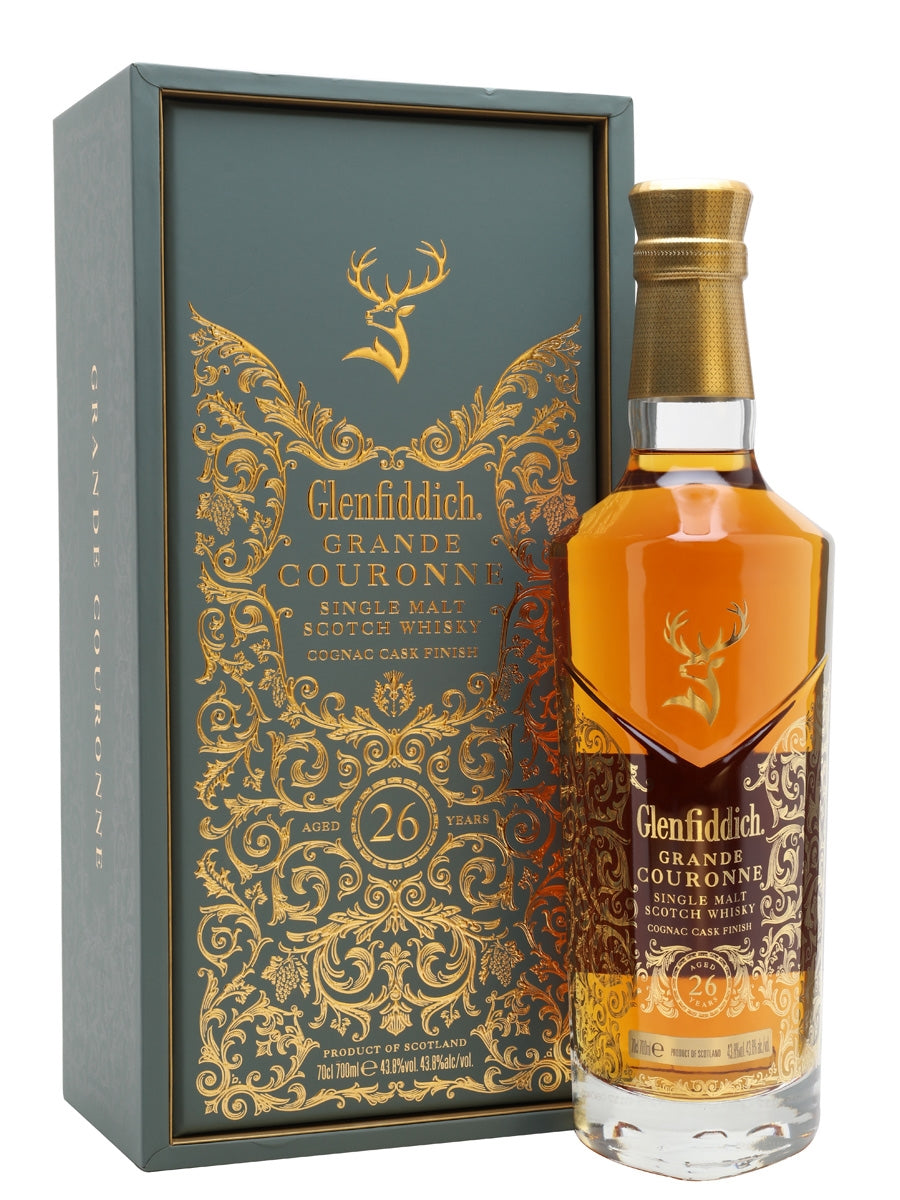 GLENFIDDICH GRANDE COURONNE SCOTCH SINGLE MALT 26YR 750ML - Remedy Liquor