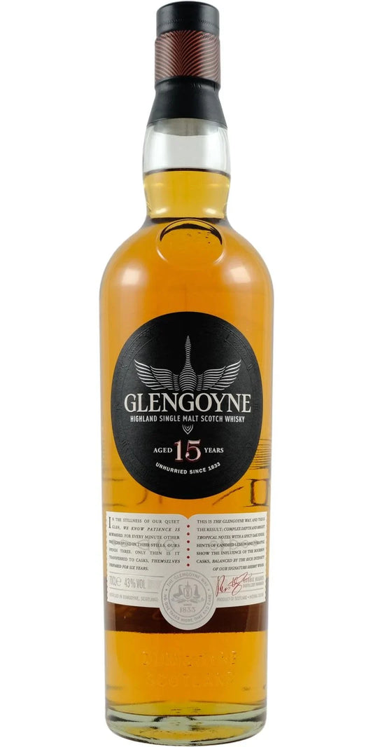 GLENGOYNE SCOTCH SINGLE MALT HIGHLAND 15YR 86PF 750ML Spirits