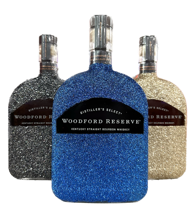 WOODFORD RESERVE BOURBON KENTUCKY GLITTER BOTTLE 750ML LIQ