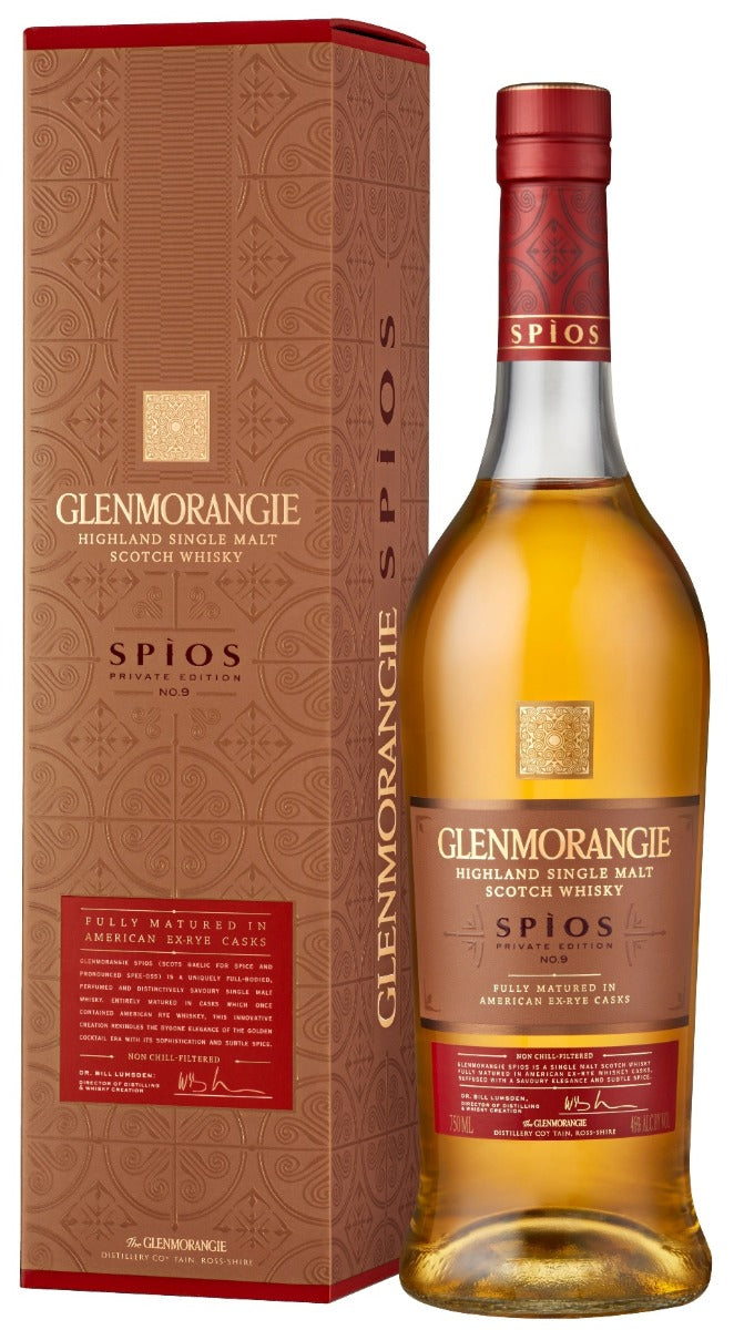 GLENMORANGIE SCOTCH SPIOS SINGLE MALT PRIVATE EDITION NO 9 HIGHLAND 92PF 750ML Spirits