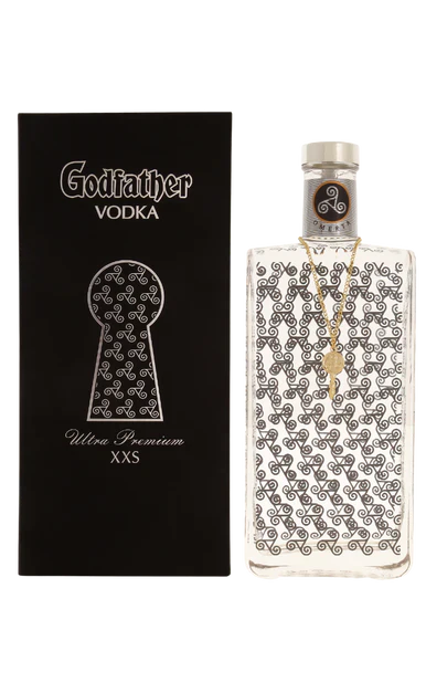 GODFATHER VODKA ULTRA PREMIUM XXS ARMENIA W/ GLITTER DESIGN 750ML Spirits