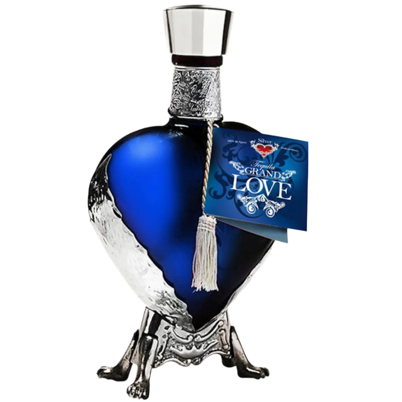 GRAND LOVE TEQUILA BLANCO BLUE HEART 750ML Spirits