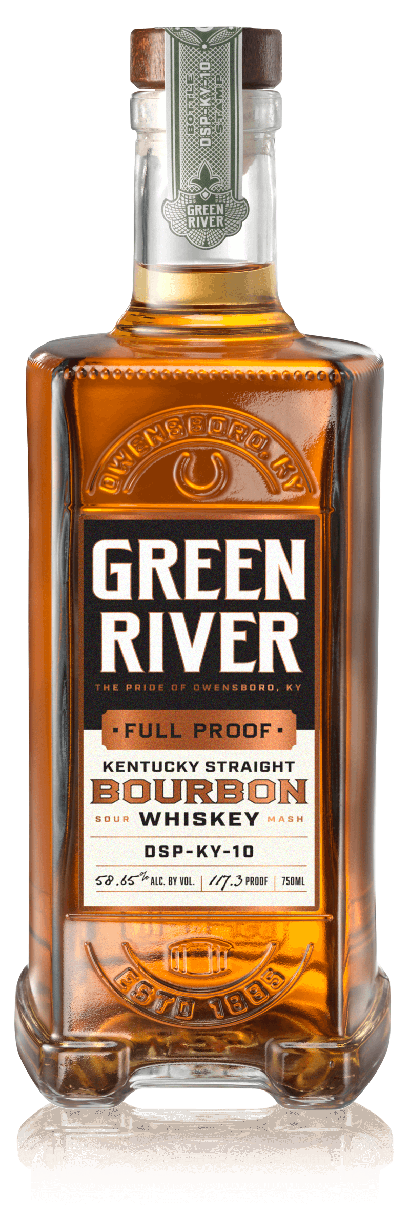 GREEN RIVER FULL PROOF BOURBON WHISKEY 750ML