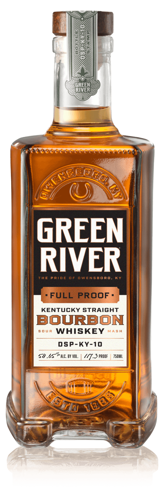 GREEN RIVER FULL PROOF BOURBON WHISKEY 750ML