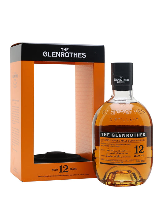 GLENROTHES SCOTCH SINGLE MALT SPEYSIDE 12YR 750ML