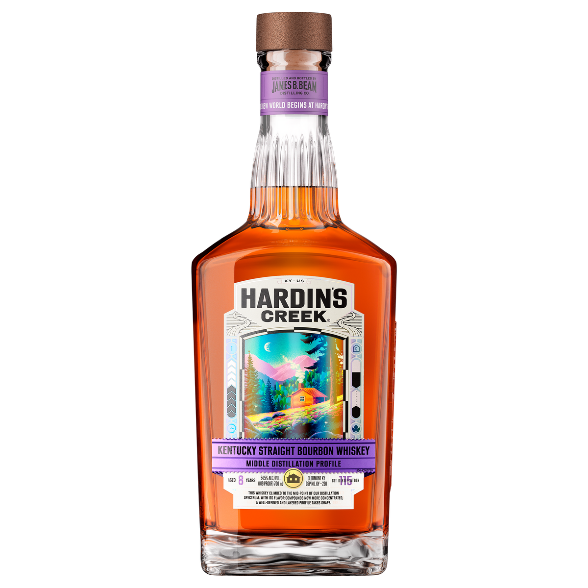 HARDINS CREEK BOURBON MIDDLE DISTILLATION PROFILE KENTUCKY 8YR 700ML LIQ