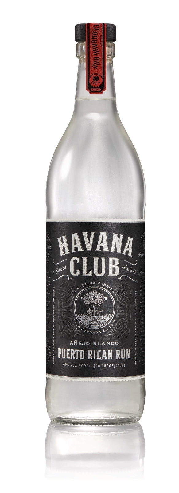 HAVANA CLUB RUM ANEJO BLANCO PUERTO RICO 750ML