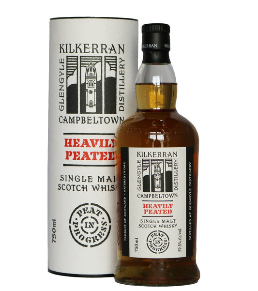 KILKERRAN GLENGYLE DISTILLERY SCOTCH SINGLE MALT HEAVILY PEATED MATURED IN OAK CAMPBELTOWN 750ML - Remedy Liquor