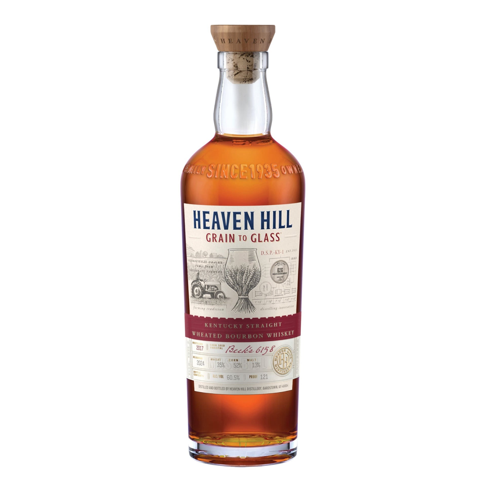 HEAVEN HILL BOURBON WHEATED 2026 GRAIN TO GLASS EDITION KENTUCKY 700ML LIQ