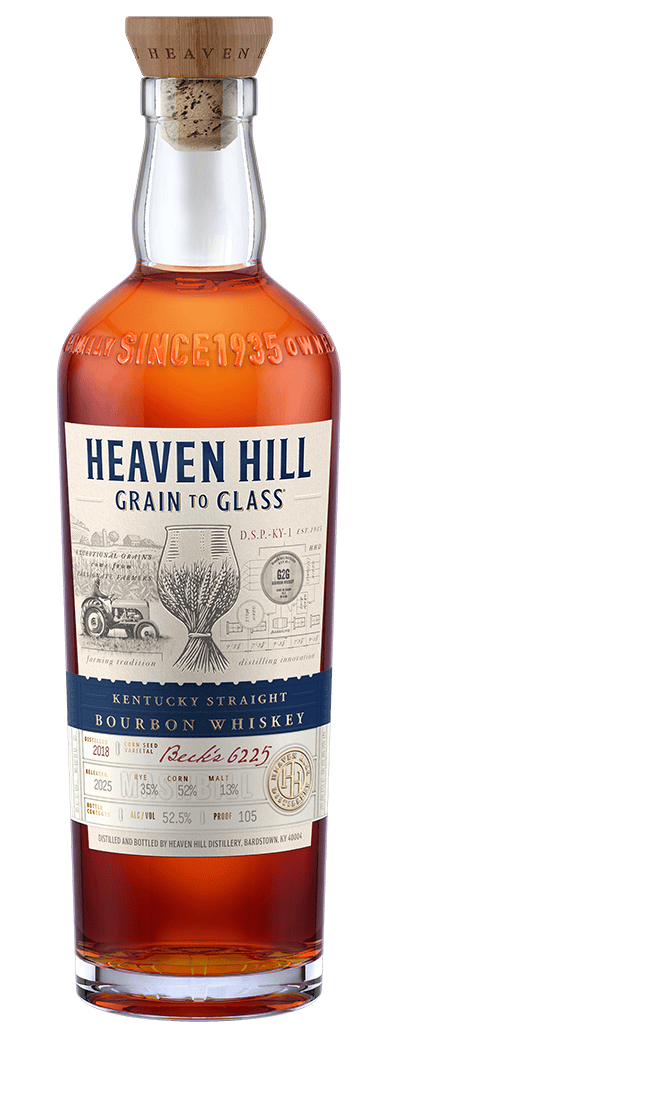 HEAVEN HILL BOURBON STRAIGHT GRAIN TO GLASS 2ND EDITION 105PF KENTUCKY 6YR 700ML LIQ