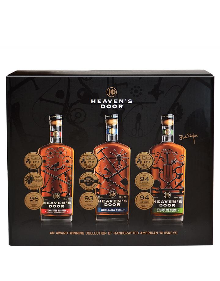 HEAVEN'S DOOR TRILOGY ( BOURBON, DOUBLE BARREL, RYE ) 3X200ML - Remedy Liquor