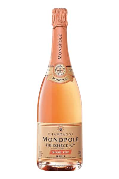 MONOPOLE HEIDSIECK CHAMPAGNE BRUT ROSE TOP FRANCE 750ML