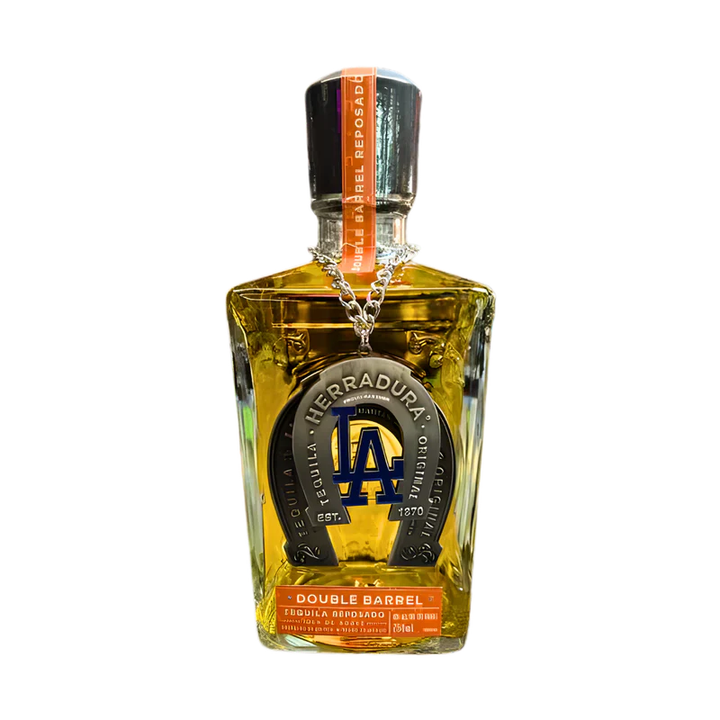HERRADURA TEQUILA REPOSADO DOUBLE BARREL DODGERS EDITION 750ML LIQ