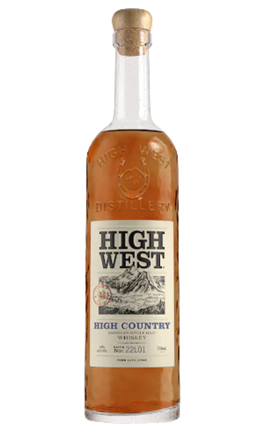 HIGH WEST WHISKEY SINGLE MALT HIGH COUNTRY UTAH 750ML - Remedy Liquor