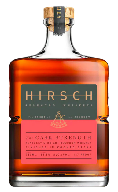 HIRSCH BOURBON FINISHED IN COGNAC CASKS STRENGTH KENTUCKY 750ML