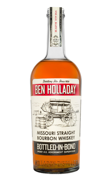 HOLLADAY BOURBON STRAIGHT BOTTLED IN BOND 6YR MISSOURI 100PF 750ML