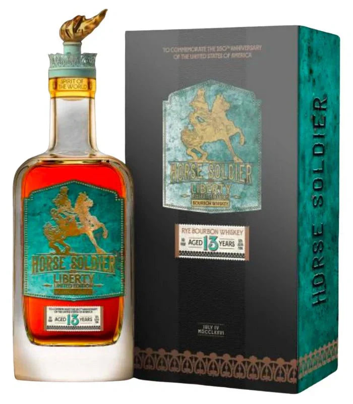 HORSE SOLDIER LIBERTY BOURBON 250TH ANNIVERSARY OF USA KENTUCKY 13YR 750ML LIQ