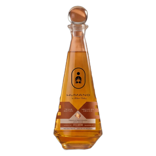 HUMANO TEQUILA REPOSADO AGED IN STILL AUSTIN BARRELS 750ML LIQ